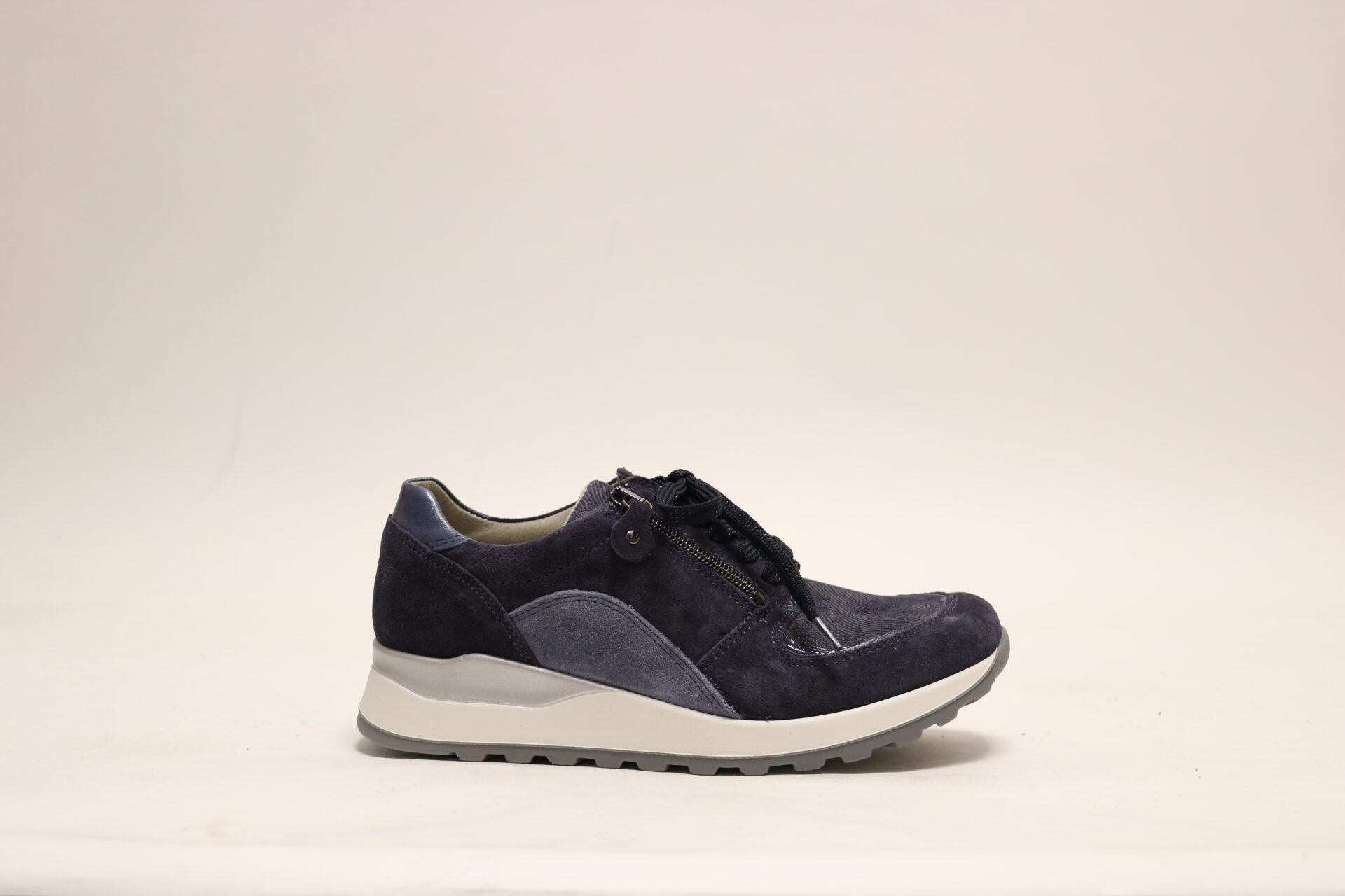 Waldläufer 64007 H Blauw veterschoen