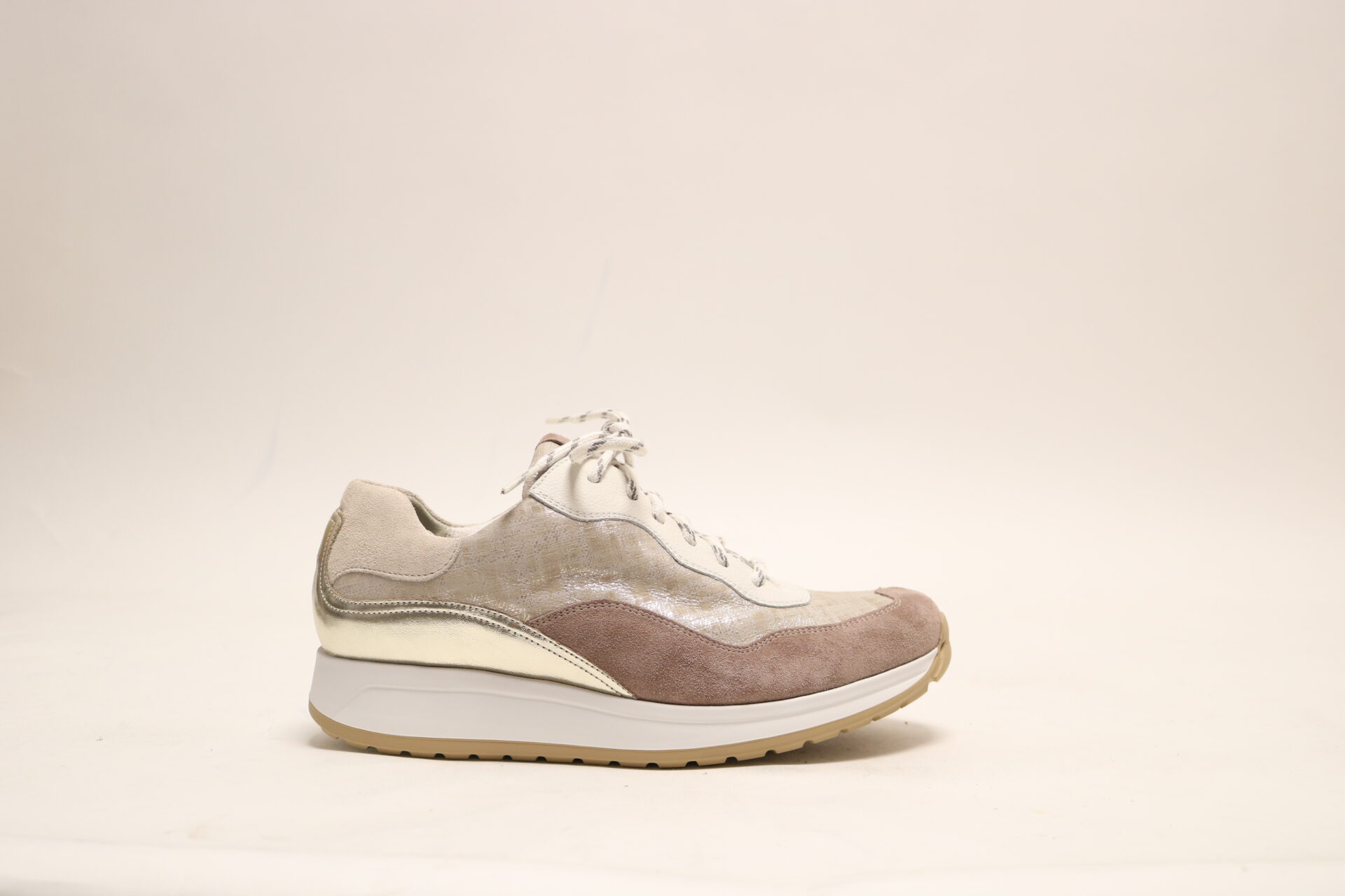 Durea 6319 M Roze Veterschoen