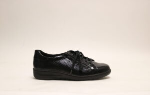 Solidus 27020 H Zwart Lak veterschoen