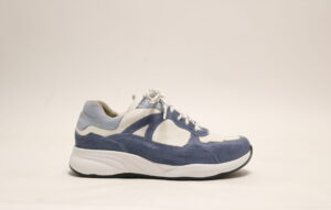 Durea 6283 M Blauw Veterschoen