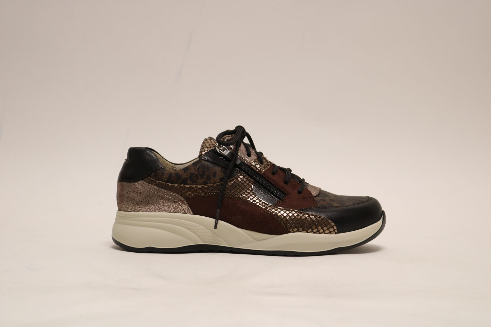 Durea 6318 K Bruin Dessin Veterschoen