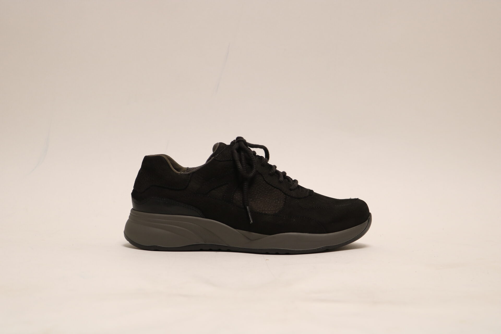 Durea 6283 M Zwart Veterschoen