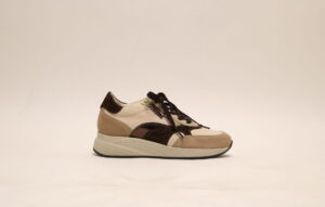 DL Sport 7132 Beige Tinten Veterschoen